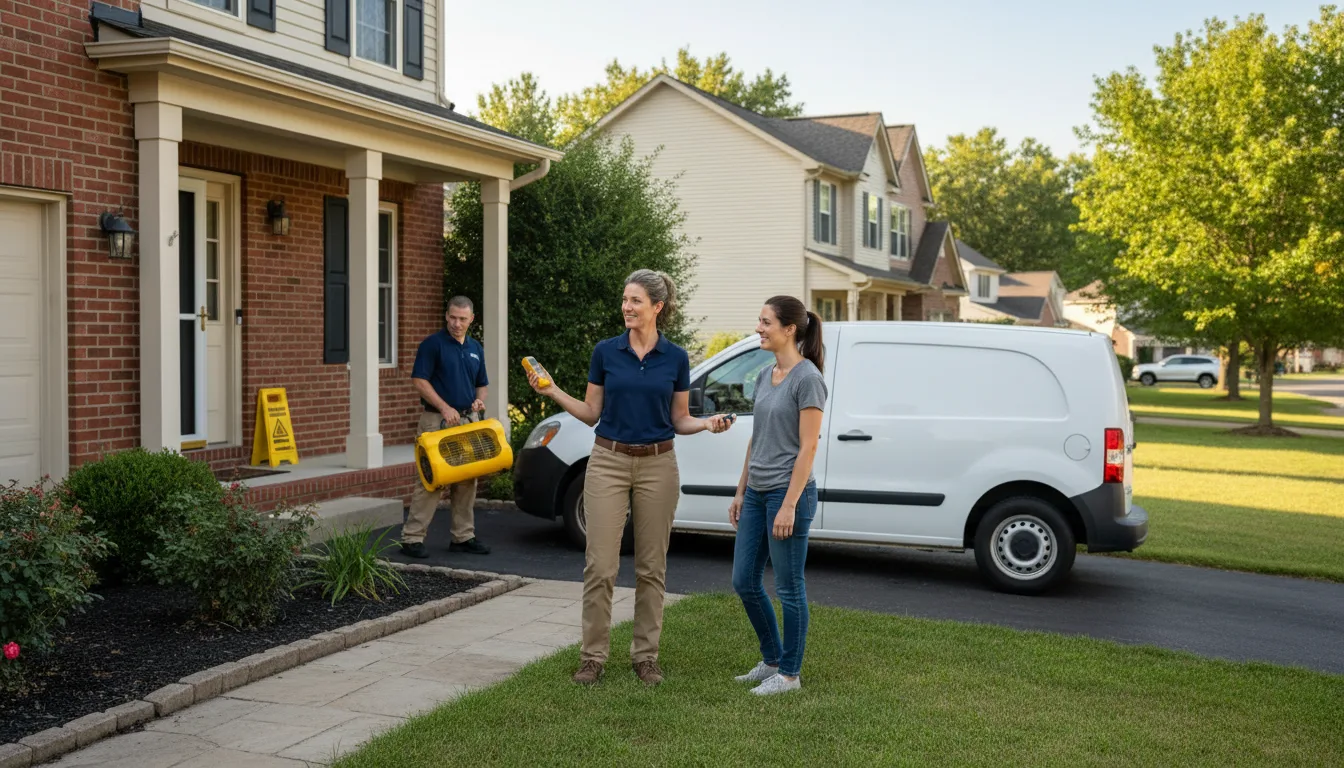 Residential water damage restoration in Culbertson, MT